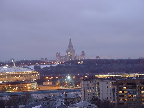Moscow State University and Luzhniki Stadium